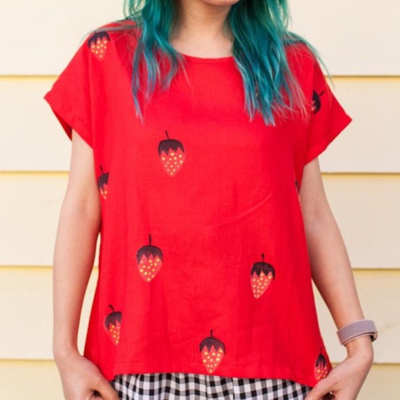 Jenny Lemons Linen Box Top - NWT - Picture 1 of 10